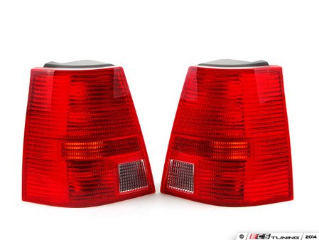 ES#2784521 - 1J9945095RKT - Bora Variant Tail Light Set - Tail lights from the European Bora Variant model with red/red/red/red lenses that fit all MK4 Jetta Wagons - TYC - Volkswagen