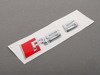 ES#2557389 - 8T0853740 - 'RS5' Emblem - Chrome/Red - Replace your worn or missing emblem - Genuine Volkswagen Audi - Audi