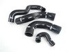 ES#2598869 - FMKTA4B8BLK - Silicone Turbo Hose Kit - Black - (NO LONGER AVAILABLE) - A complete hose kit from the turbocharger - Forge - 