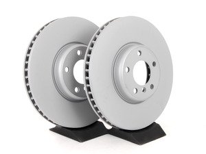ES#2549937 - 34116785669KT -  Front Brake Rotors - Pair (348x36) - Want to restore your stopping power? Replace those old rotors - Zimmermann - BMW
