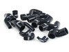 ES#2800108 - 003558ECS01AKT - 2.7T Silicone Boost Hose Kit - Black - Add a better flowing, stronger set of hoses to your vehicle and keep it running strong. - ECS - Audi