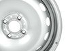 ES#64834 - 36116764346 - Steel Wheel - Silver - Priced Each - (NO LONGER AVAILABLE) - 16 x 5.5 , Et45, 4x100 bolt pattern. Also know as steelies. - Genuine MINI - 