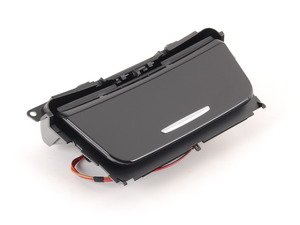 ES#88124 - 51169137623 - Ash Tray Assembly - Gloss Black - Complete ash tray with cigarette lighter, lid, and storage tray - Genuine BMW - BMW