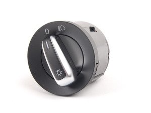 ES#1304615 - 3C8941431FXSH - Standard Headlight Switch - Brushed Trim - Controls headlights only - Genuine Volkswagen Audi - Volkswagen
