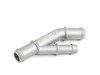 ES#2795553 - 006368ECS01AKT - Aluminum Split Pipe Coolant Fitting Kit - Sturdy aluminum fitting with installation hardware and coolant - Assembled By ECS - Audi Volkswagen