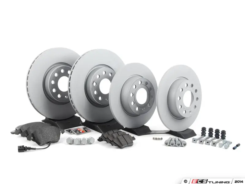 FOR VW GOLF MK7 13-17 FRONT BRAKE DISCS & PADS + REAR PADS ONLY NEW 288MM DISCS