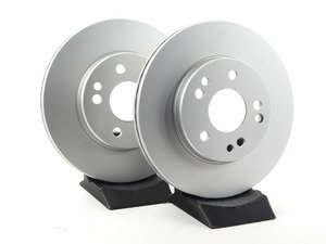 ES#2622603 - 1244211612KT6 - Front Brake Rotors - Pair - Featuring a protective Meyle Platinum coating - Meyle - Mercedes Benz