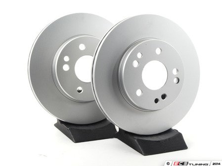 ES#2622603 - 1244211612KT6 - Front Brake Rotors - Pair - Featuring a protective Meyle Platinum coating - Meyle - Mercedes Benz