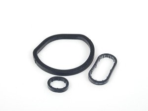ES#2795834 - 1121840061KT1 -    Oil Filter housing and Oil Cooler Seal Kit - Level 1 - Includes all seals required to reseal your oil filter housing and oil cooler - Does not include oil filter - Genuine Mercedes Benz - Mercedes Benz