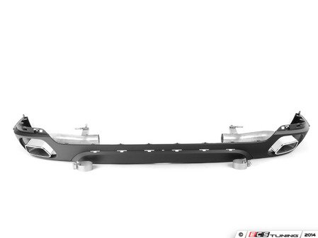 ES#2727829 - 18302349668 - F15 Lower Valence - w/ Chrome tips - The lower portion of the bumper which houses the exhaut tips - Genuine BMW M Performance - BMW