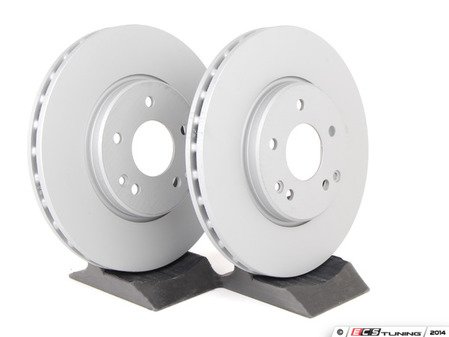 ES#2598522 - 2104212512KT1 - Front Brake Rotors - Pair - Does not include brake rotor securing screws - Zimmermann - Mercedes Benz