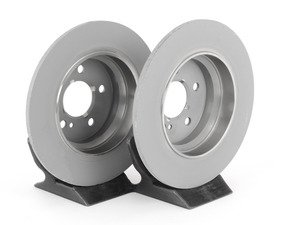 ES#2684707 - 000423101207KT - Rear Brake Rotors - Pair - Solid Rotors - Not For Use On Vehicles With Vented Rear Brake Rotors - Genuine Mercedes Benz - Mercedes Benz