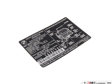ES#185017 - 71227502586 - LABEL - Genuine BMW - BMW