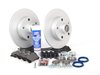ES#2697653 - 357615601B - Rear Brake Service Kit - Featuring Meyle brake rotors and ECS DD23 ceramic brake pads. - Assembled By ECS - Volkswagen