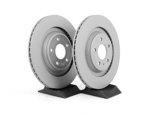 ES#2597363 - 8K0615601CKT - Rear Brake Service Kit - Featuring Zimmerman rotors and ECS DD23 ceramic pads. - Assembled By ECS - Audi
