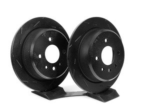 ES#522687 - USR135 - Rear Ultimax USR Sport Slotted Brake Rotors - Pair (258x10) - Reduce the fading, improve your braking - EBC - BMW