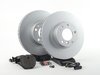 ES#240376 - ECSE393411-2 - Front Brake Service Kit - Featuring Meyle Brake Rotors and ECS DD23 ceramic brake pads. - Assembled By ECS - BMW