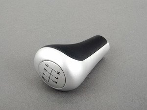 ES#47157 - 25117504353 - Shift Knob - Black & Aluminum - Replace your worn shift knob - Genuine BMW - BMW