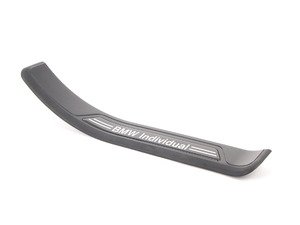 ES#123375 - 51477893362 - Individual Door Sill - Right Rear - (NO LONGER AVAILABLE) - Add a unique, individual touch to your interior which will set your ride apart from the rest - Genuine BMW - 