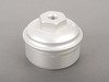 ES#2804145 - 004673ECS01-02 -  Billet Aluminum Oil Filter Housing - Silver Anodized - Upgrade to a more durable and attractive, billet oil filter housing - ECS - Audi Volkswagen