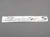 ES#1475248 - 98755903702 - "Boxster S" Logo - High Gloss Chrome For RS60 Spyder - Boxster S emblem for rear decklid - Genuine Porsche - Porsche