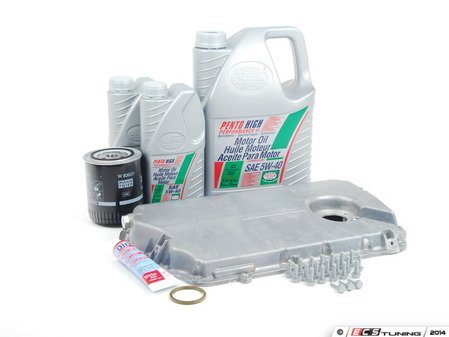 ES#2602575 - 06C103604CKT - Oil Pan Replacement Kit - Everything required to replace your leaking pan, including the oil change - Assembled By ECS - Audi