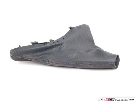 ES#62613 - 34429125044 - Emergency Brake Boot - Sidewalk - Sidewalk special edition black with malt brown stitching - Genuine MINI - MINI