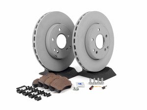 ES#2762358 - 2034210312KT3 - Front Brake Service Kit - Non Sport - Featuring Genuine Mercedes-Benz Rotors And Pads - Genuine Mercedes Benz - Mercedes Benz
