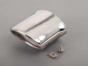 ES#1704498 - 1704900027 - Exhaust Tip - Priced Each - Polished exhaust tip for your SLK - Genuine Mercedes Benz - Mercedes Benz