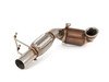 ES#2793000 - VWR21G702 - VWR High Flow Downpipe - Front Exhaust System with high flow Catalyst - Racingline - Volkswagen