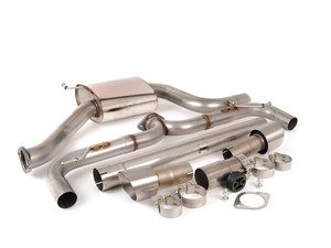 ES#2792999 - VWR21G701 - VWR Twin Exit Cat-Back Exhaust System - Twin Exit Rear Exhaust System (Cat-back) - Racingline - Volkswagen