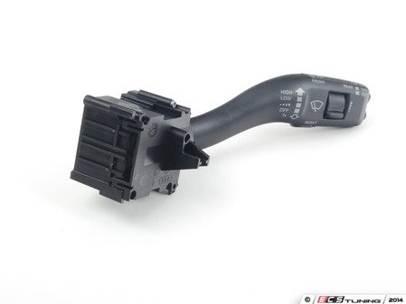 ES#388076 - 4E0953503G4PK - Windshield Wiper / On-Board Computer Switch - Satin Black - Right side steering column stalk switch - Genuine Volkswagen Audi - Audi