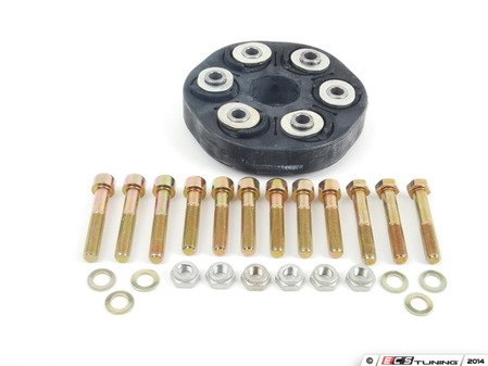 ES#2772107 - 2104101315 - Propeller Shaft Flex Joint - Priced Each - Includes all hardware needed for installation - Lemforder - Mercedes Benz