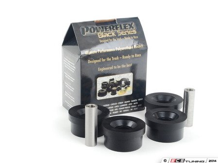 ES#2651374 - PFR5-507Bx2 - E34 Race Polyurethane Subframe Bushing Set - A more planted subframe means a more planted rear end and better handling - Powerflex Black Series - BMW