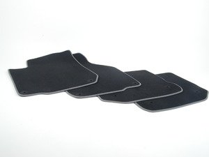 ES#1897202 - 1J1863011MRHT - Floor Mats - Set Of Four - (NO LONGER AVAILABLE) - Set of four genuine GLI carpeted floor mats in black. - Genuine Volkswagen Audi - 