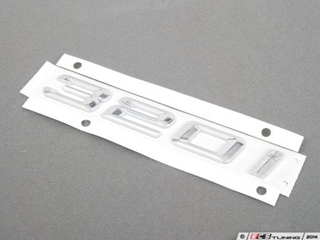 ES#2599226 - 51147289882 - Emblem - "320i" for Trunk Lid - Genuine BMW - BMW