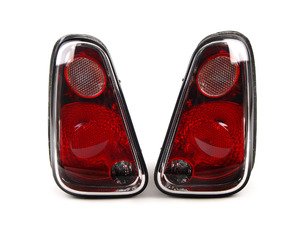 ES#2804276 - 63217166957KT - Tail Light Euro - Set - Replace a broken or faded tail light housing : Clear top turn 7/2004+ - Genuine European Mini - MINI