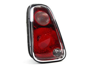 ES#2785598 - 63217166957 - Tail Light Euro - Driver (Left) - Replace a broken or faded tail light housing : Clear top turn - Genuine European Mini - MINI