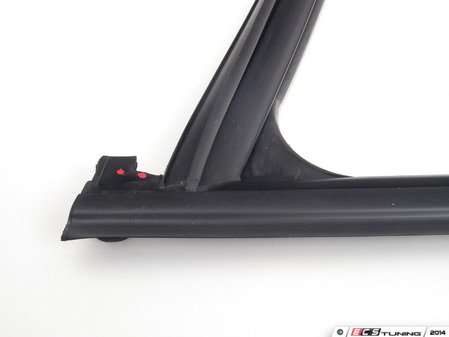 ES#2772784 - 8K0837439J - Front Window Seal - Left - Seals the window to the upper door frame - Genuine Volkswagen Audi - Audi