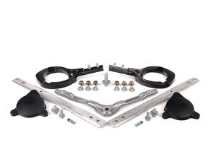 ES#2795109 - 516661E92M3KT1 - M3 Strut Tower Brace Kit - (NO LONGER AVAILABLE) - Utilizing OEM M3 components plus ECS Tuning machined finish mounting nuts - Assembled By ECS - 