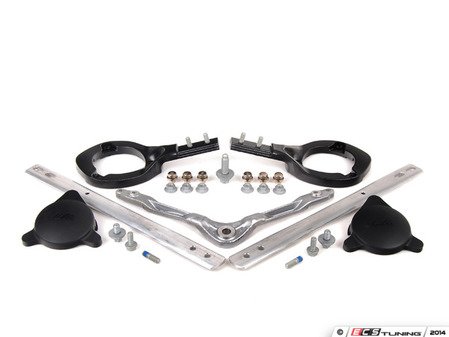 ES#2795109 - 516661E92M3KT1 - M3 Strut Tower Brace Kit - (NO LONGER AVAILABLE) - Utilizing OEM M3 components plus ECS Tuning machined finish mounting nuts - Assembled By ECS - 