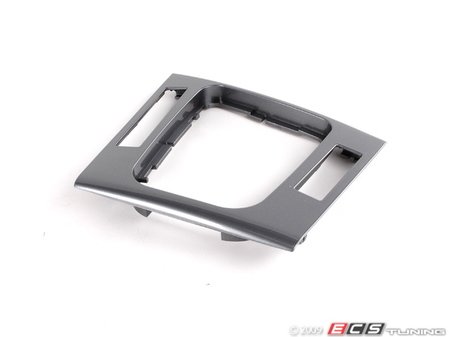 ES#86996 - 51168234724 - Center Console Trim - Gray Gloss - (NO LONGER AVAILABLE) - Keep your interior looking like new - Genuine BMW - BMW