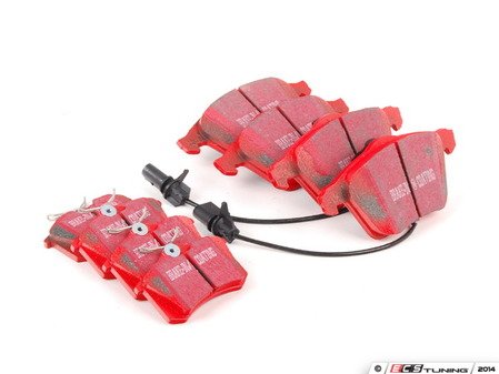 ES#2765329 - DP31510Ckt - RedStuff Performance Brake Pad Kit - High performance street pad featuring Kevlar technology, includes front and rear pads - EBC - Audi