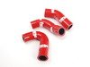ES#2782198 - FMKCMK7RED - Silicone Coolant Hose Kit - Red - A set of silicone coolant hoses for the VW Golf MK7 GTi 2.0TSI engine. - Forge - Volkswagen