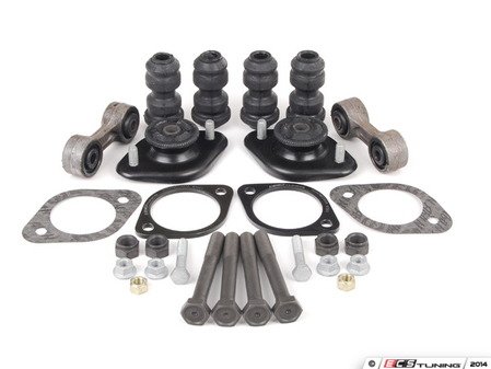 ES#2771412 - 33329061945KT6 - Rear Suspension refresh Kit - level 1 - Address worn trailing arm bushings, sway bar end links, and blown rear shock mounts with this rear refresh kit - Assembled By ECS - BMW