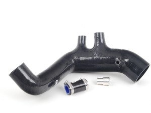 ES#2731681 - 003598ECS01 -  Silicone Turbo Inlet Hose - black - For cars with 19mm & 25mm PCV - ECS - 