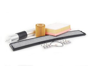 ES#2722972 - E46IN2ENLVXI - "Dry" Inspection II Service Kit - Includes spark plugs and all filters - add your preferred fluids for a complete service - Assembled By ECS - BMW