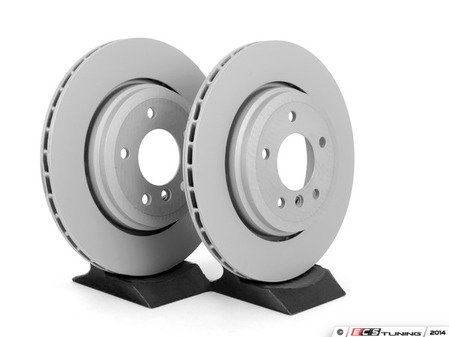 ES#10515 - 34216855157KT3 - Rear Brake Rotors - Pair (320x22) - Regain stopping power - Zimmermann - BMW