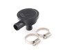 ES#2804355 - 034129101BKT1 - Pressure Control Valve (PCV) - (19mm) - Located on the turbo inlet pipe. Includes hose clamps - Assembled By ECS - Audi Volkswagen