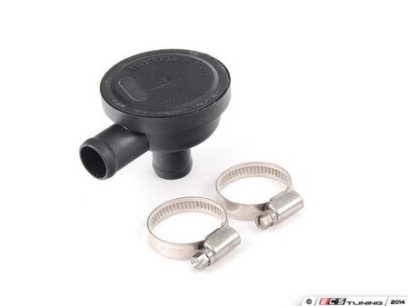 ES#2804355 - 034129101BKT1 - Pressure Control Valve (PCV) - (19mm) - Located on the turbo inlet pipe. Includes hose clamps - Assembled By ECS - Audi Volkswagen